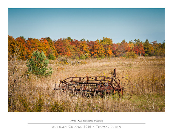 Memories of working fields from a time gone by, Door County Wisconsin fall outdoor photo